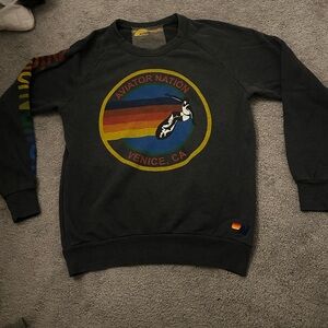 Aviator Nation Relaxed Crew Sweatshirt